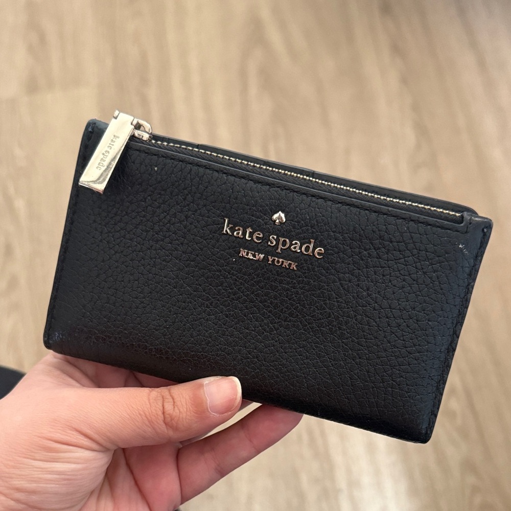 Kate Spade Black Leather Wallet